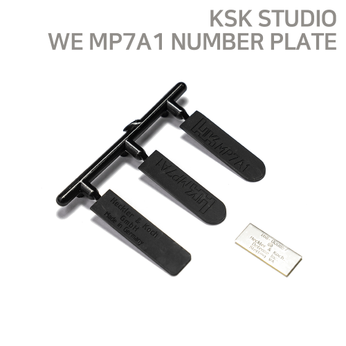 [KSK Studio] WE MP7A1 Number Plate