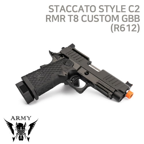 [2차][ARMY ARMAMENT] R612 Staccato C2 RMR GBB (Steel Internal Ver.)